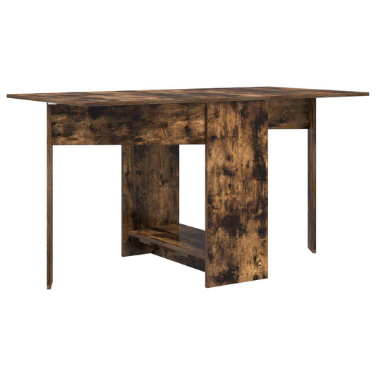 Dinning Table 138 x 70 x 73.5 cm Engineered Wood Smoked Oak Dinning Table 138 x 70 x 73.5 cm Engineered Wood Smoked Oak