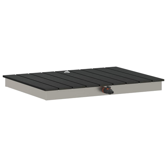 Garden Floor Shower WPC and Stainless Steel 201 Anthracite Garden Floor Shower WPC and Stainless Steel 201 Anthracite