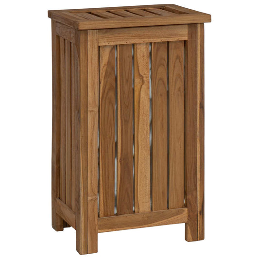 Laundry Basket Natural Solid Teak Wood Laundry Basket Natural Solid Teak Wood