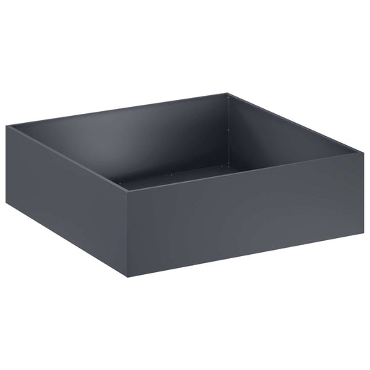 Garden Planter Anthracite 80 x 80 x 30 cm Cold-rolled Steel Garden Planter Anthracite 80 x 80 x 30 cm Cold-rolled Steel