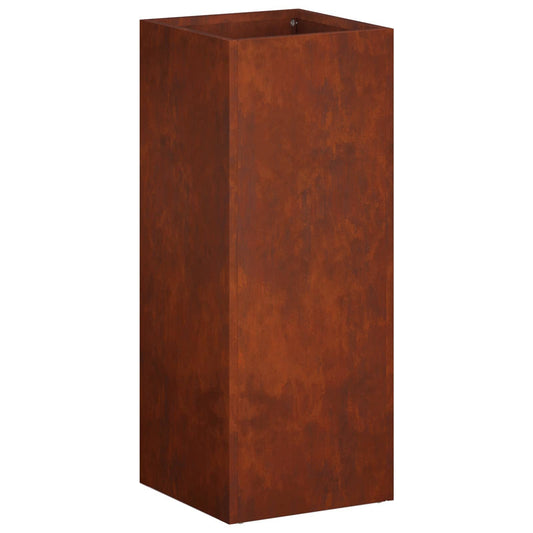 Garden Planter Rusty 20 x 20 x 40 cm Weathering Steel Garden Planter Rusty 20 x 20 x 40 cm Weathering Steel