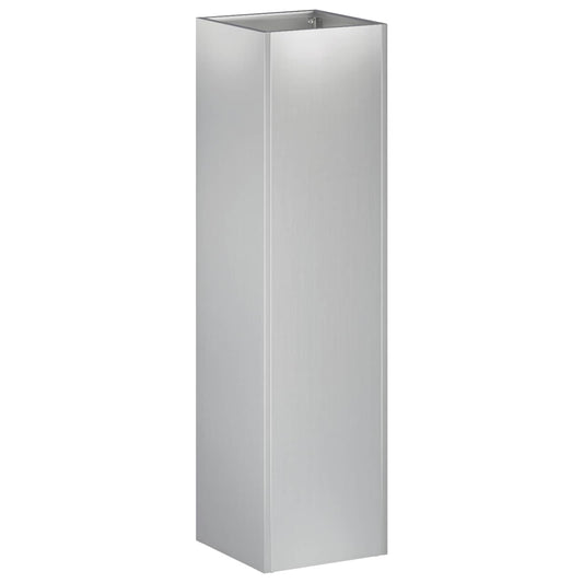 Garden Planter Silver 20 x 20 x 75 cm Galvanised Steel Garden Planter Silver 20 x 20 x 75 cm Galvanised Steel