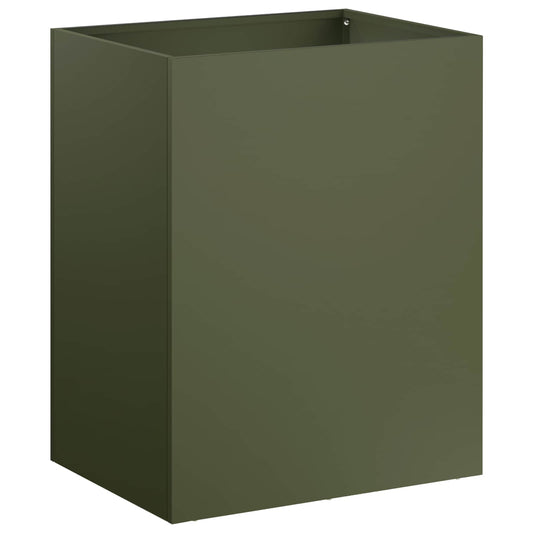 Garden Planter Olive Green 40 x 30 x 50 cm Cold-rolled Steel Garden Planter Olive Green 40 x 30 x 50 cm Cold-rolled Steel