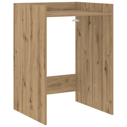 Wash Machine Cabinet with Storage Artisan Oak 67.5 x 62 x 97 cm Wash Machine Cabinet with Storage Artisan Oak 67.5 x 62 x 97 cm