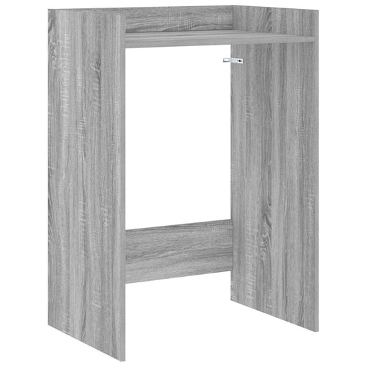 Wash Machine Cabinet with Storage Grey Sonoma 67.5 x 48 x 97 cm Wash Machine Cabinet with Storage Grey Sonoma 67.5 x 48 x 97 cm
