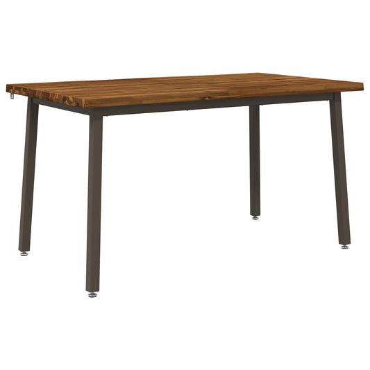 120 x 90 x 75 cm Solid Acacia Wood Natural and Coffee 120 x 90 x 75 cm Solid Acacia Wood Natural and Coffee
