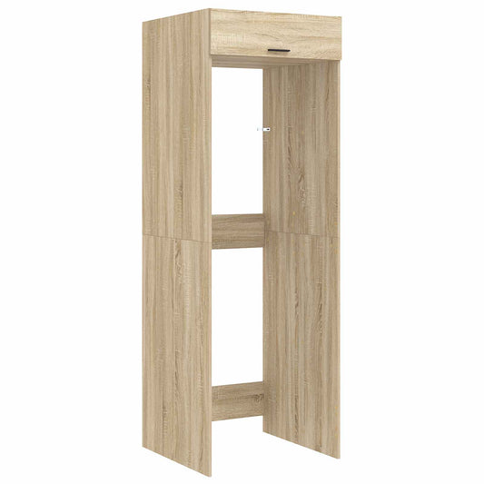 Wash Machine Cabinet with Storage Sonoma Oak 67.5 x 68 x 200 cm Wash Machine Cabinet with Storage Sonoma Oak 67.5 x 68 x 200 cm