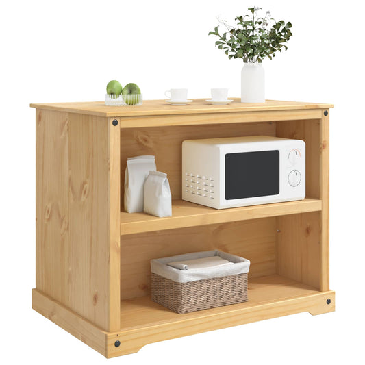 Kitchen Trolley 2 pcs Honey Wax 112 x 77 x 91.5 cm Solid-Pine Kitchen Trolley 2 pcs Honey Wax 112 x 77 x 91.5 cm Solid-Pine