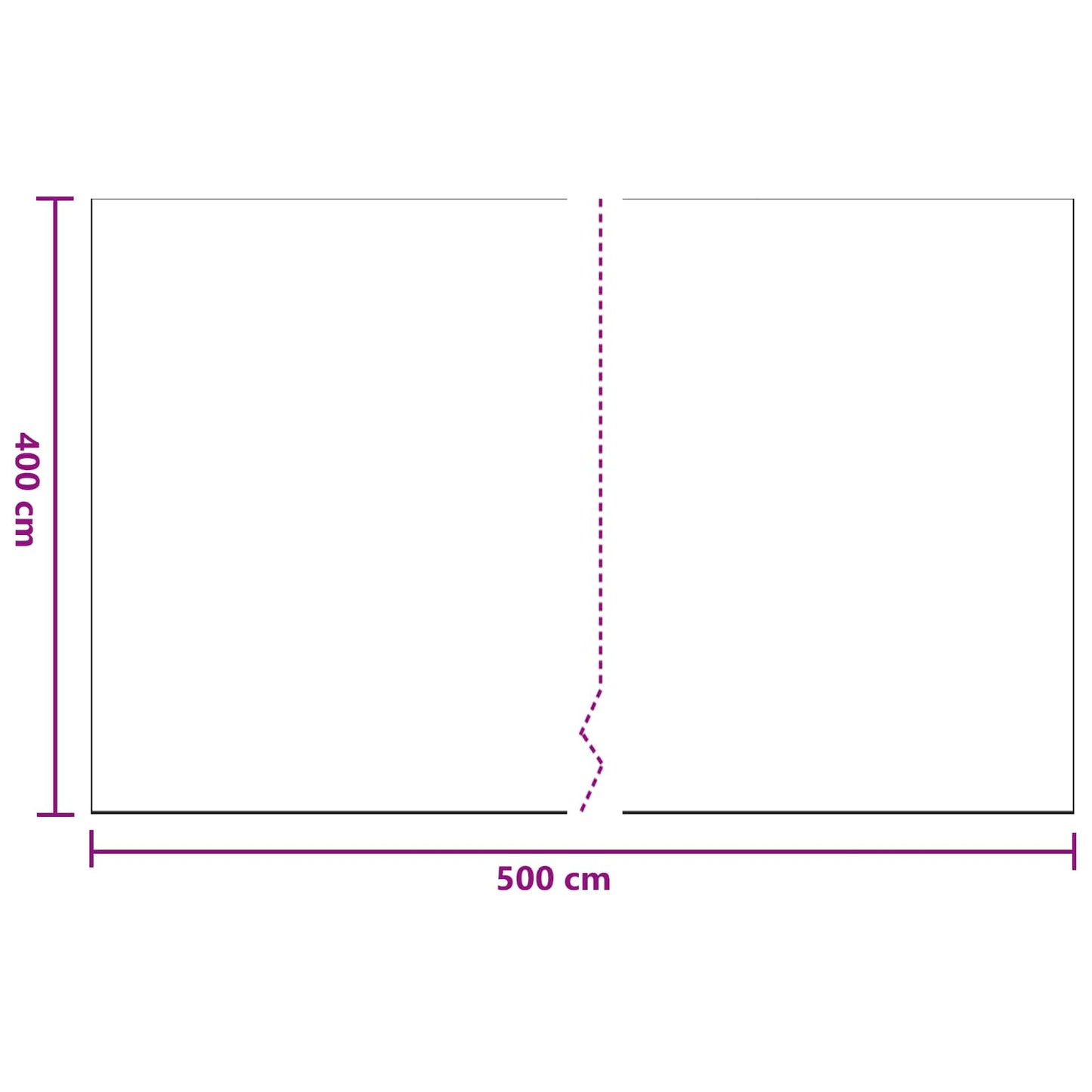 Dust Sheet 12 pcs Transparent 400 x 500 cm HDPE