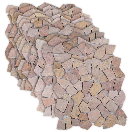 Mosaic Tiles Red 30 x 30 cm Marble Mosaic Tiles Red 30 x 30 cm Marble