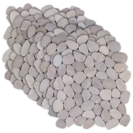 Pebble Tiles Taupe 30 x 30 cm River Pebble Pebble Tiles Taupe 30 x 30 cm River Pebble