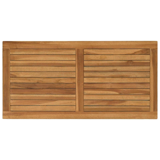 Table Top Rectangular Solid Teak Wood Natural Table Top Rectangular Solid Teak Wood Natural