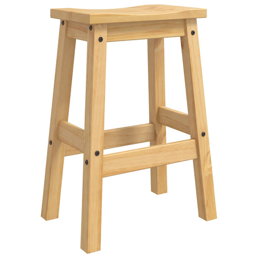 Bar Stool 2 pcs Honey Wax 44 x 30 x 63 cm Solid-Pine Bar Stool 2 pcs Honey Wax 44 x 30 x 63 cm Solid-Pine