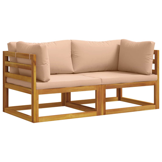 Sectional Corner Sofa with Cushions 2 pcs 2-Seater Sectional Corner Sofa with Cushions 2 pcs 2-Seater