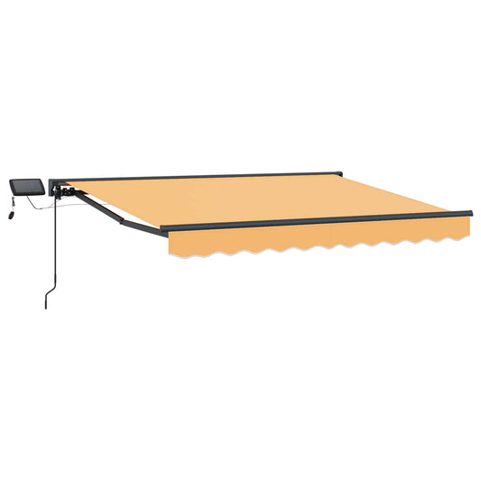 Manual Awning Frame with LEDs Sand 2.5 x 2 m Manual Awning Frame with LEDs Sand 2.5 x 2 m