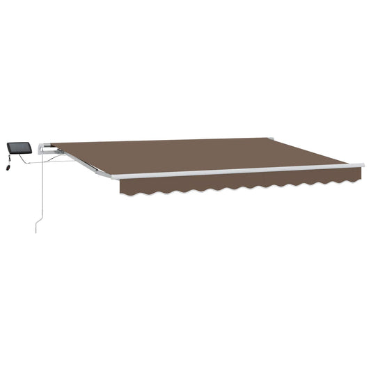 Retractable Awning Taupe 600 x 350 cm Fabric and Aluminium Retractable Awning Taupe 600 x 350 cm Fabric and Aluminium
