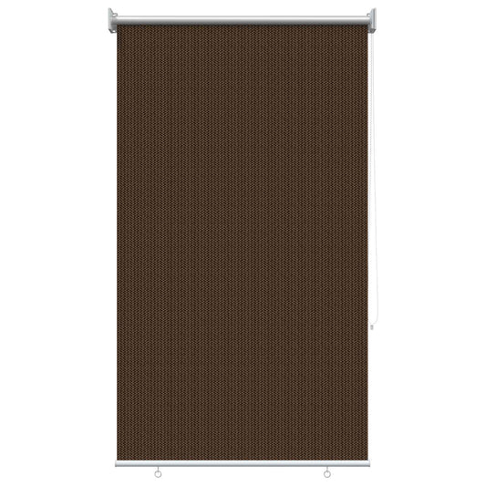 Outdoor Roller Blind 90% UV Block Brown 80 x 230 cm HDPE Outdoor Roller Blind 90% UV Block Brown 80 x 230 cm HDPE