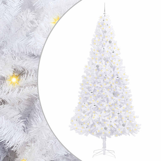 Artificial Christmas Tree with Stand White 300 cm PVC and Steel Artificial Christmas Tree with Stand White 300 cm PVC and Steel