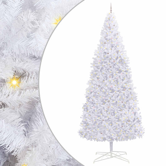 Artificial Christmas Tree with Stand White 400 cm PVC and Steel Artificial Christmas Tree with Stand White 400 cm PVC and Steel