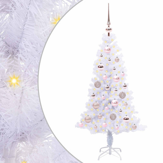 Artificial Christmas Tree with Stand White 120 cm PVC and Steel Artificial Christmas Tree with Stand White 120 cm PVC and Steel