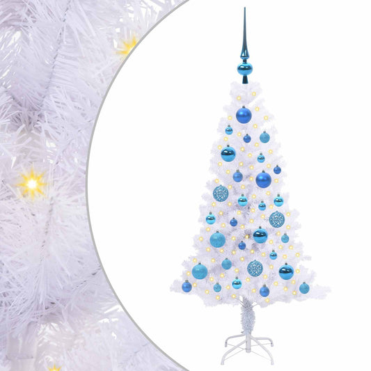 Artificial Christmas Tree with Stand White 120 cm PVC and Steel Artificial Christmas Tree with Stand White 120 cm PVC and Steel