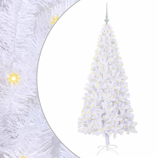 Artificial Christmas Tree with Stand White 180 cm PVC and Steel Artificial Christmas Tree with Stand White 180 cm PVC and Steel
