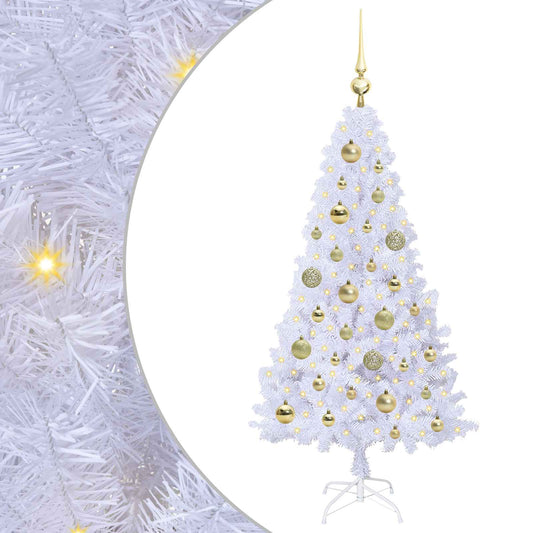 Artificial Christmas Tree with Stand White 120 cm PVC and Steel Artificial Christmas Tree with Stand White 120 cm PVC and Steel