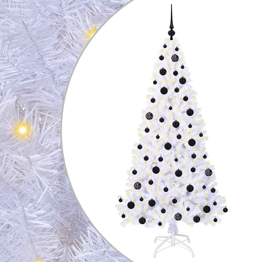 Artificial Christmas Tree with Stand White 180 cm PVC and Steel Artificial Christmas Tree with Stand White 180 cm PVC and Steel