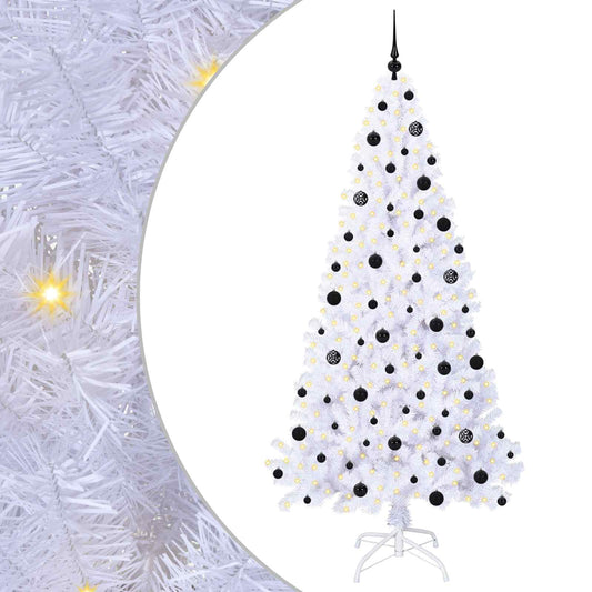 Artificial Christmas Tree with Stand White 210 cm PVC and Steel Artificial Christmas Tree with Stand White 210 cm PVC and Steel