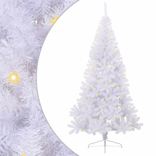 Artificial Christmas Tree with Stand White 240 cm PVC and Steel Artificial Christmas Tree with Stand White 240 cm PVC and Steel