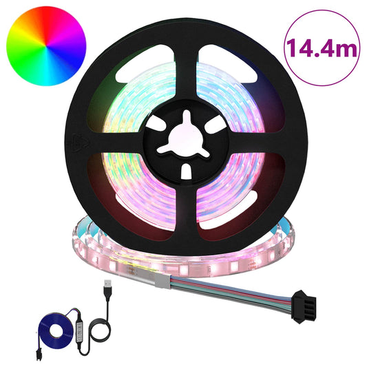 LED Strip 12 pcs Black and Transparent 1200 mm LED Strip 12 pcs Black and Transparent 1200 mm