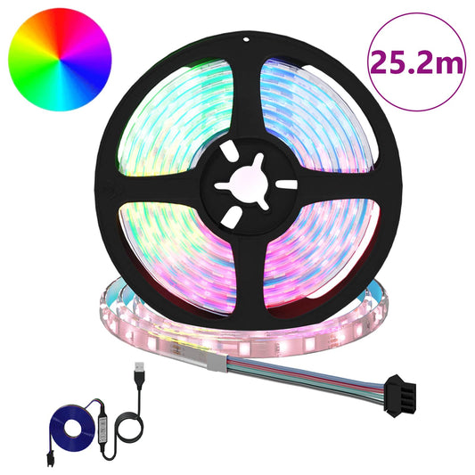 LED Strip 12 pcs Black and Transparent 2100 mm LED Strip 12 pcs Black and Transparent 2100 mm