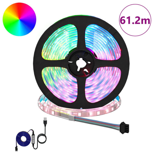 LED Strip 12 pcs Black and Transparent 5100 mm LED Strip 12 pcs Black and Transparent 5100 mm