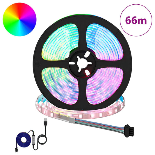 LED Strip 12 pcs Black and Transparent 5500 mm LED Strip 12 pcs Black and Transparent 5500 mm