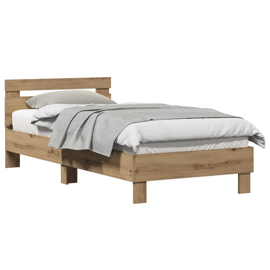 Bed Frame Artisan Oak Engineered Wood Bed Frame Artisan Oak Engineered Wood