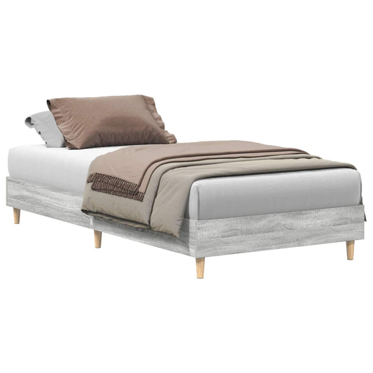Bed Frame Grey Sonoma Engineered Wood Bed Frame Grey Sonoma Engineered Wood