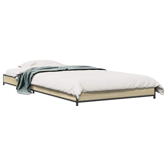Bed Frame Sonoma Oak 80 x 200 cm Engineered Wood Bed Frame Sonoma Oak 80 x 200 cm Engineered Wood