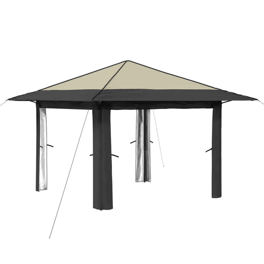 Gazebo without Sidewall Cream and Anthracite Gazebo without Sidewall Cream and Anthracite