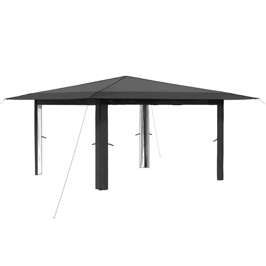 Gazebo without Sidewall 4 x 4 m Light Grey and Anthracite Gazebo without Sidewall 4 x 4 m Light Grey and Anthracite