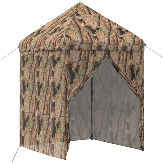 Pop-up Gazebo with 4 Sidewalls 3 x 3 m Forest Camouflage Pop-up Gazebo with 4 Sidewalls 3 x 3 m Forest Camouflage