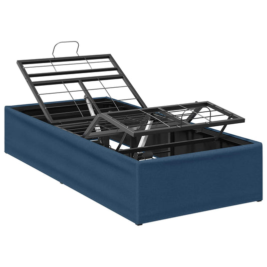 Electric Adjustable Bed Frame Blue 200 x 100 x 33.5 cm Steel Electric Adjustable Bed Frame Blue 200 x 100 x 33.5 cm Steel