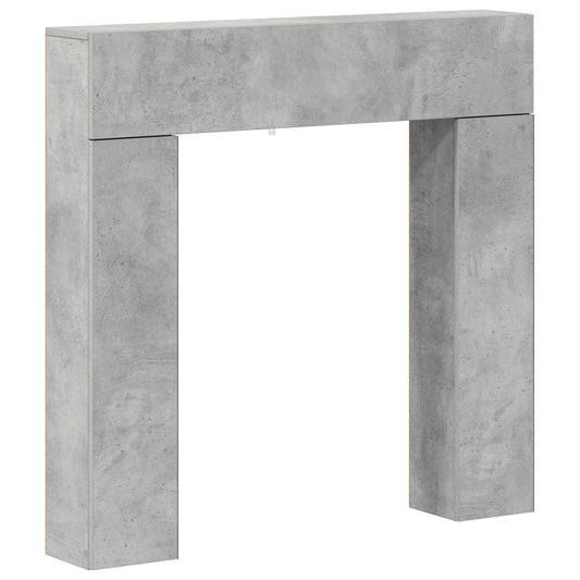 Fireplace Surround Concrete Grey 102 x 18 x 100.5 cm Fireplace Surround Concrete Grey 102 x 18 x 100.5 cm