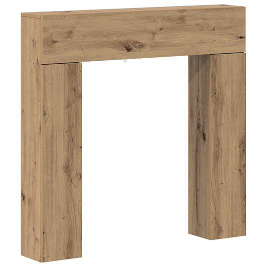 Fireplace Surround Artisan Oak 102 x 18 x 100.5 cm Fireplace Surround Artisan Oak 102 x 18 x 100.5 cm