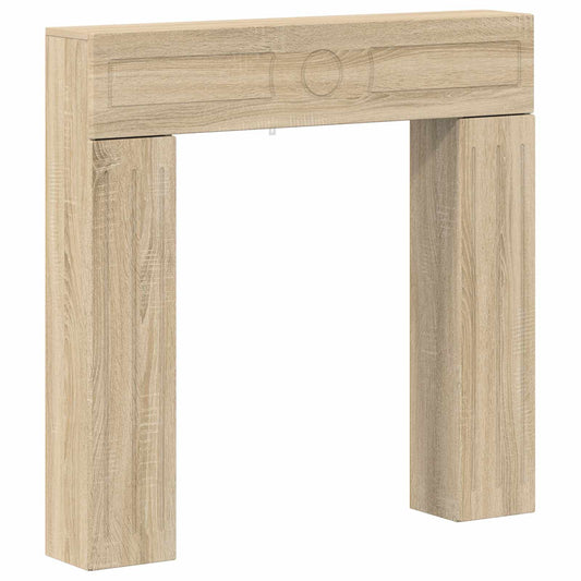 Fireplace Surround Sonoma Oak 102 x 18 x 100.5 cm Fireplace Surround Sonoma Oak 102 x 18 x 100.5 cm