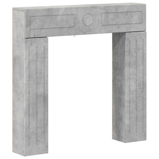 Fireplace Surround Concrete Grey 102 x 18 x 100.5 cm Fireplace Surround Concrete Grey 102 x 18 x 100.5 cm