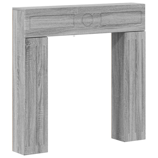 Fireplace Surround Grey Sonoma 102 x 18 x 100.5 cm Fireplace Surround Grey Sonoma 102 x 18 x 100.5 cm
