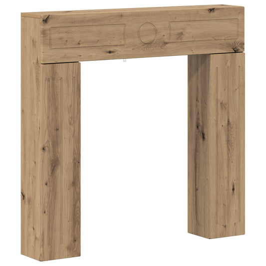 Fireplace Surround Artisan Oak 102 x 18 x 100.5 cm Fireplace Surround Artisan Oak 102 x 18 x 100.5 cm