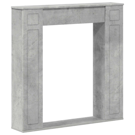 Fireplace Surround Concrete Grey 100 x 20 x 100 cm Fireplace Surround Concrete Grey 100 x 20 x 100 cm