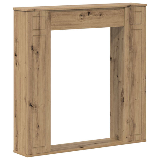 Fireplace Surround Artisan Oak 100 x 20 x 100 cm Fireplace Surround Artisan Oak 100 x 20 x 100 cm