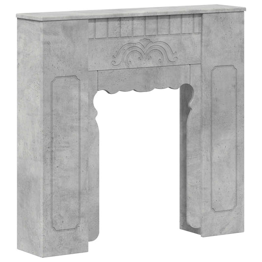 Fireplace Surround Concrete Grey 93 x 20 x 89 cm Fireplace Surround Concrete Grey 93 x 20 x 89 cm